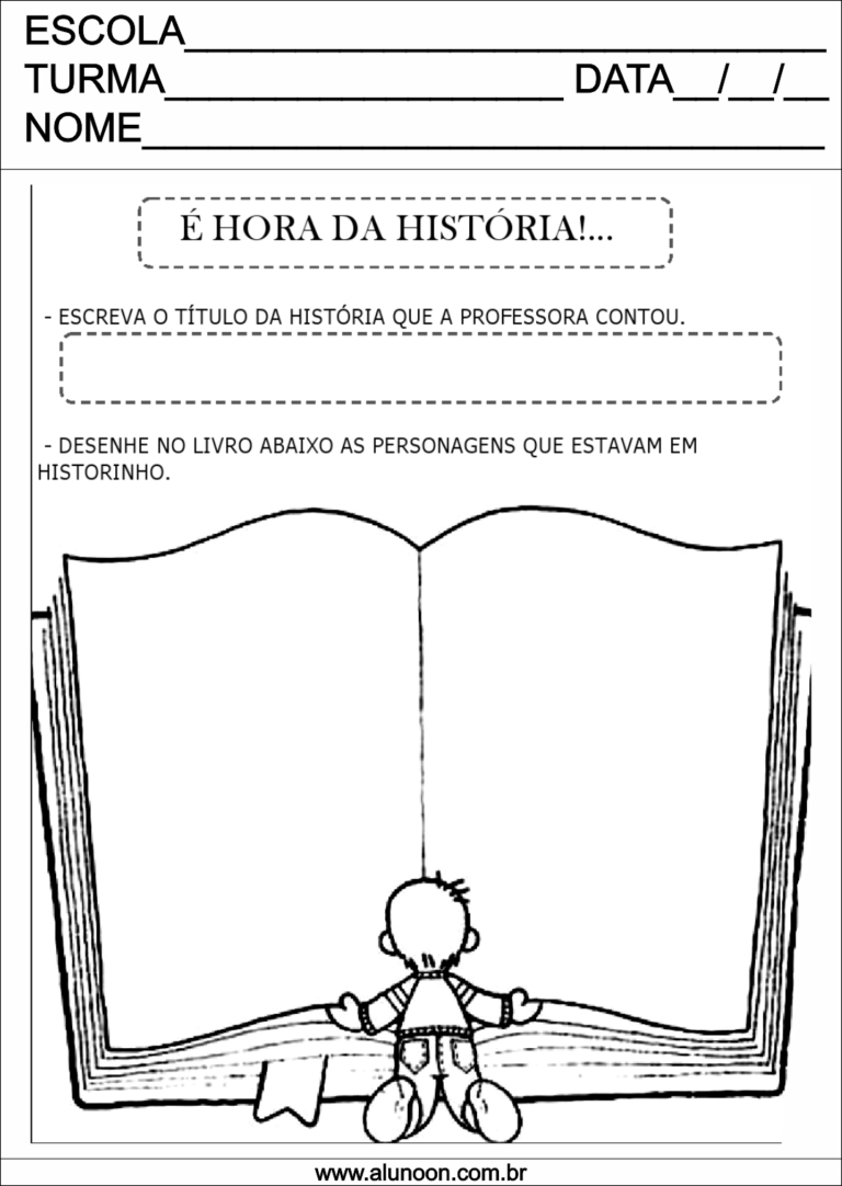 Atividades de História para Educação Infantil [Imprimir]