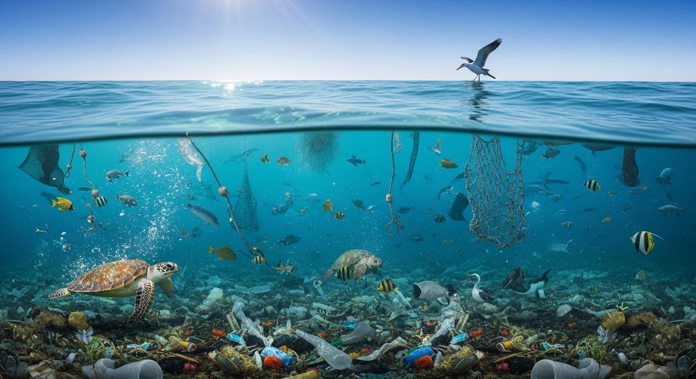 Impacto do Lixo nos Oceanos